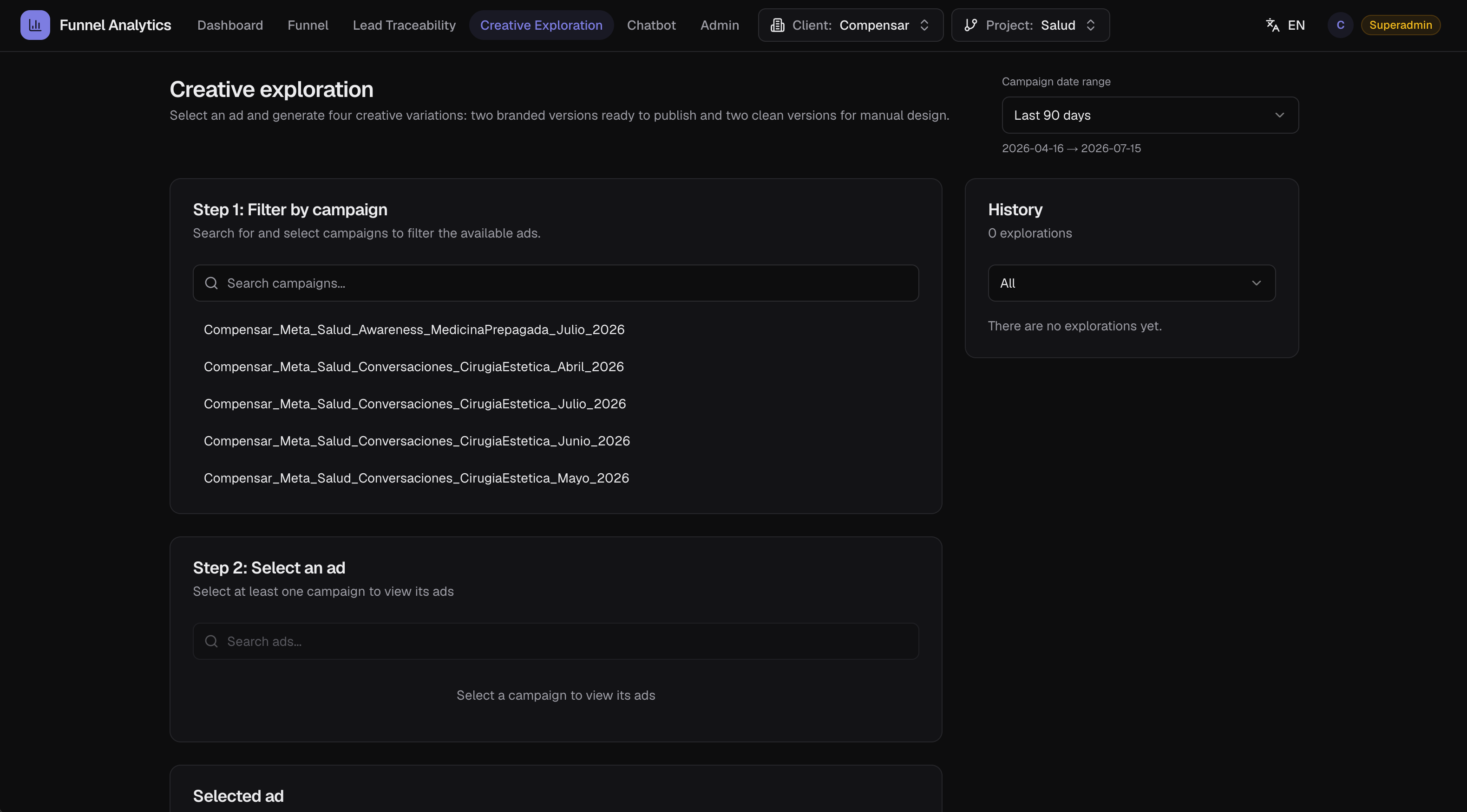 Datagran screenshot 2